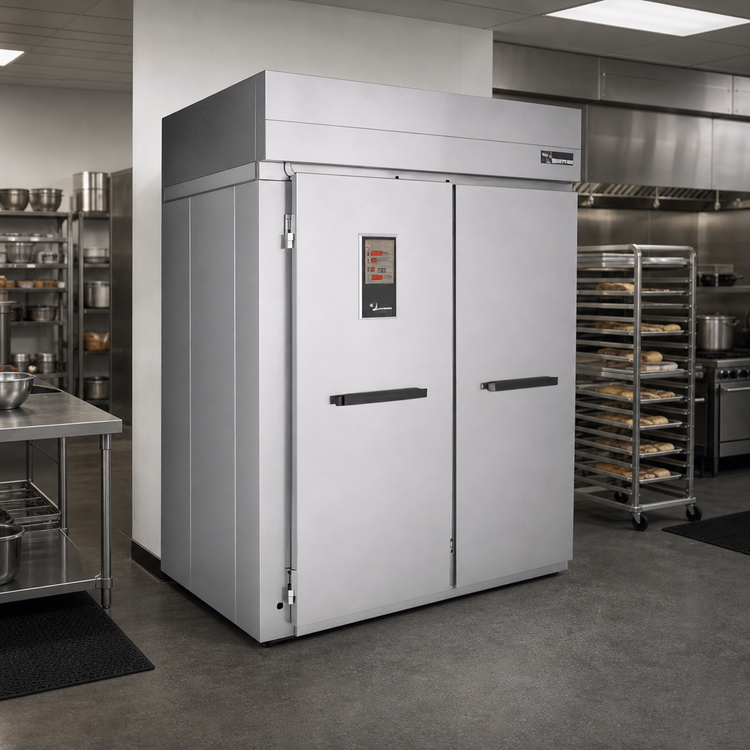Product image #2 for Baxter 80.5-Inch Deep Double-Wide Roll-In Electric Proofer Cabinet with Floor