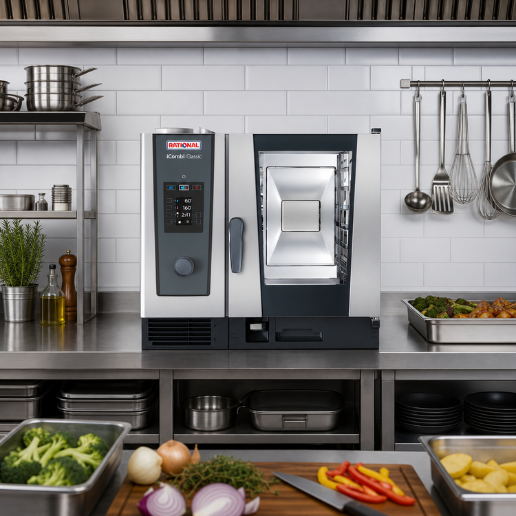 Product image #2 for RATIONAL iCombi Classic 6-Half Size Electric Countertop Combi Oven, 208/240V 3-Phase