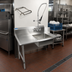 Thumbnail image #2 for BK Resources 36-Inch Left-to-Right Straight Soiled Dish Table with Pre-Rinse Sink and Faucet