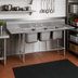 Thumbnail image #2 for Advance Tabco Regaline 3-Compartment Sink with Left and Right-Hand Drainboards, 20