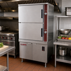 Thumbnail image #2 for Southbend (Middleby) Southbend Steam GCX-24-SB 2-Compartment Gas Convection Steamer, 12-Pan Capacity per Compartment, 36-Inch Cabinet Base