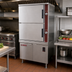 Thumbnail image #2 for Southbend Steam GCX-24-SB 2-Compartment Gas Convection Steamer with 36-Inch Cabinet Base