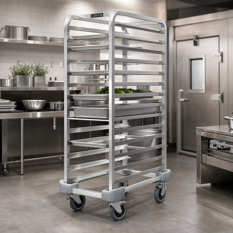 Product image #2 for Cres Cor Gray Non-Marking Corner Bumpers for Restaurant Racks