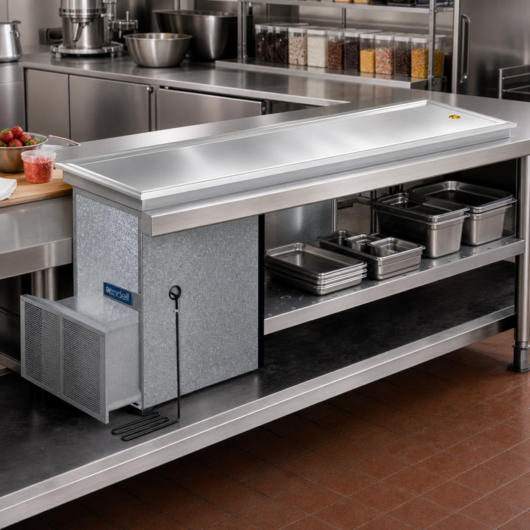 Product image #2 for Randell RFT-2 30-Inch Drop-In Refrigerated Frost Top with 2-Pan Capacity