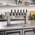 Thumbnail image #2 for Krowne 6-Faucet Glycol-Cooled Undercounter Beer Tower, 24-Inch, Brushed Stainless Steel