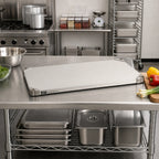 Thumbnail image #2 for Metro Super Erecta 2424NFS Solid 304 Stainless Steel Shelf, 24"W x 24"D, Autoclavable/Cart-Washable