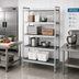 Thumbnail image #2 for Fermostock 5-Tier Perforated Starter Shelving Unit with Removable Polymer Inserts, 83