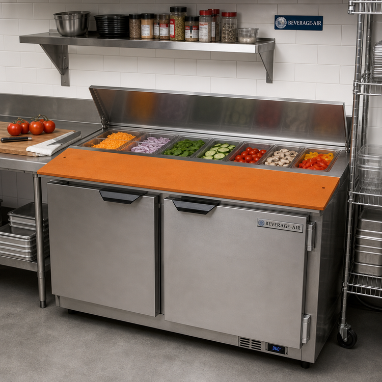 Product image #2 for Beverage-Air 17-Inch Composite Cutting Board for SPE48C Prep Table