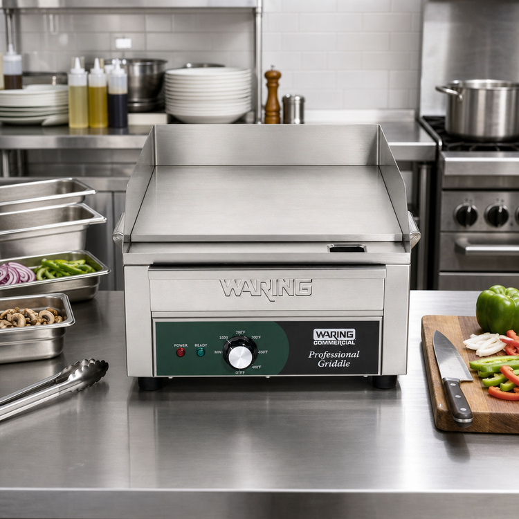 Product image #2 for Waring 14-Inch Electric Countertop Griddle with 14" x 16" Cooking Surface