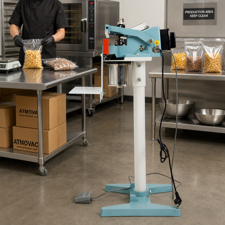 Product image #3 for ATMOVAC KSFS350 Freestanding Automatic Impulse Bag Sealer with 13-3/4-Inch Seal Bar