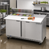 Thumbnail image #3 for Beverage-Air SPE60HC-08C 60-Inch Two-Section Sandwich Prep Table Refrigerated Counter with 8-Pan Top