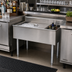 Thumbnail image #2 for Eagle Group 1800 Series Modular Underbar Cocktail Unit with 8-Inch Insulated Ice Bin and Bottle Wells