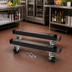 Thumbnail image #2 for Back Bar Cooler Channel Bar Set with Wheels