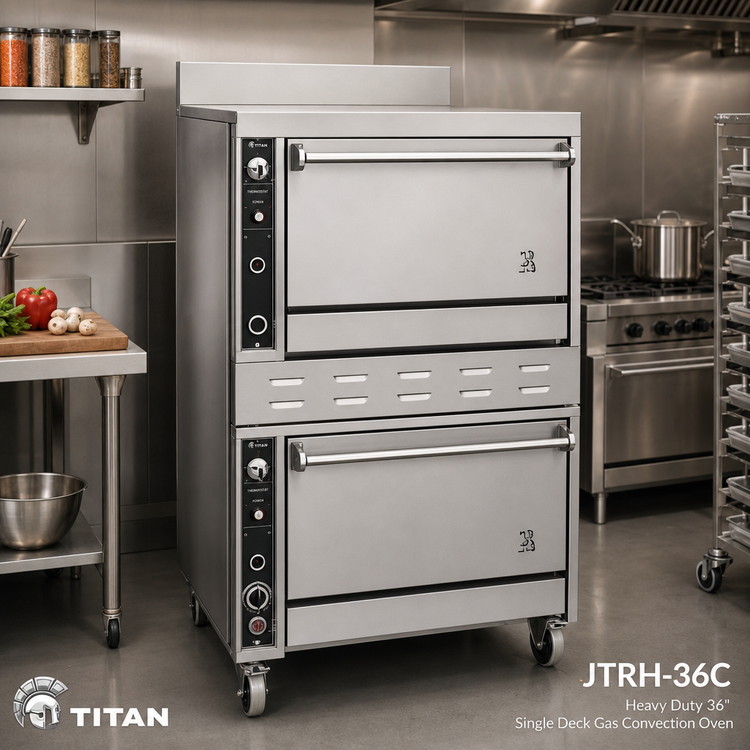 Product image #2 for Titan JTRH-36C Heavy Duty 36" Single Deck Gas Convection Oven