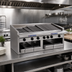 Thumbnail image #2 for Bakers Pride Dante Series C-60RS-R 60-Inch Countertop Gas Radiant Charbroiler, Stainless Steel, No Legs