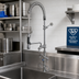 Thumbnail image #2 for T&S Brass EasyInstall Single Hole Deck Mount Pre-Rinse Unit with 12-Inch Swing Nozzle and 0.65 GPM Spray Valve