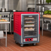 Thumbnail image #2 for Metro C5 3 Series Half-Height Heated Holding Cabinet with Clear Polycarbonate Door and Universal Wire Slides