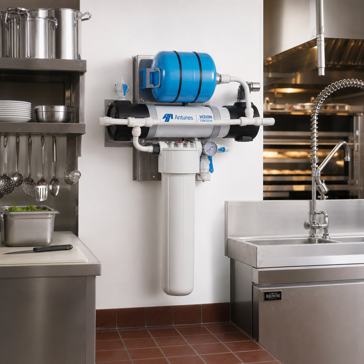 Product image #2 for Antunes Vizion VZN-521H Horizontal Ultrafiltration Water Filtration System with One Carbon Cartridge