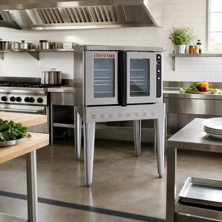 Product image #2 for Blodgett Premium Series DFG-100 Base Single-Deck Full-Size Standard Depth Gas Convection Oven