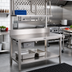 Thumbnail image #2 for New Age 72-Inch x 6-Inch Stainless Steel Backsplash for Sink Tables