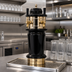 Thumbnail image #2 for Glastender Monaco 2-Faucet Air-Cooled Draft Dispensing Tower with Mirror-Finish Drain Pan, Polished Brass
