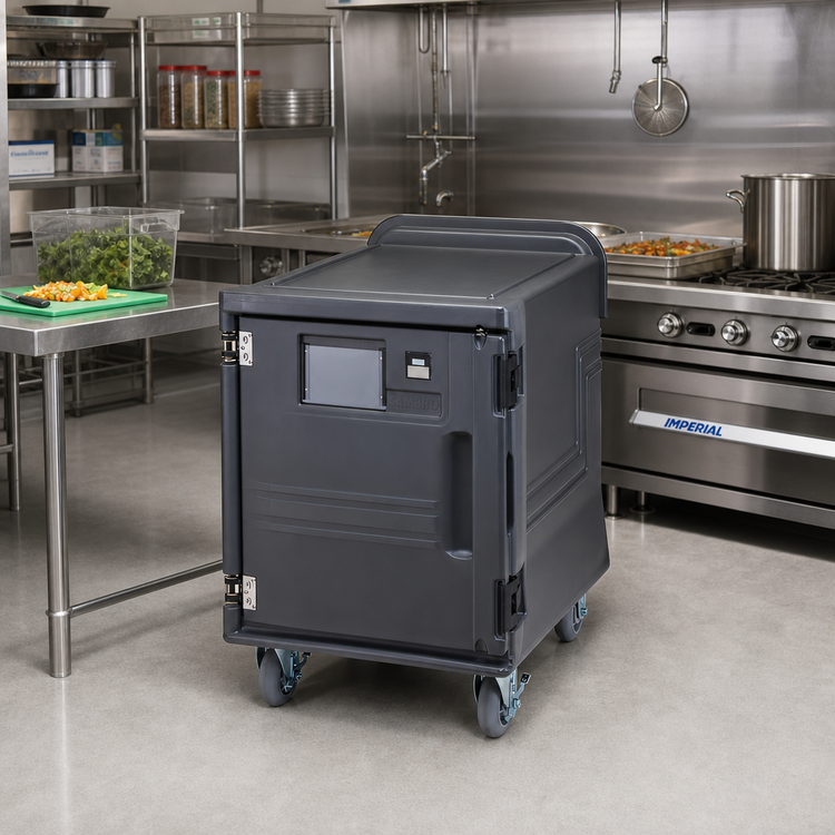 Product image #3 for Cambro Pro Cart Ultra Security Package Low-Profile Single-Compartment Electric Hot Food Pan Carrier