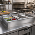 Thumbnail image #2 for Atlas Metal WIC-3 3-Pan Iced Cold Drop-In Food Well