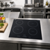 Thumbnail image #2 for Summit Commercial 24-Inch 4-Burner Drop-In Induction Cooktop with Digital Touch Controls, Black