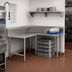 Thumbnail image #2 for John Boos Pro-Bowl L-Shaped Corner Clean Dishtable, 60