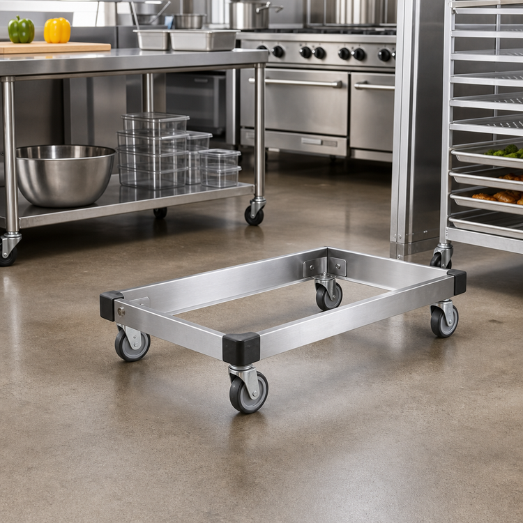 Product image #2 for Metro Made-to-Order Stainless Steel Truck Dolly Frame, 36 x 24 Inches, Corner Bumpers
