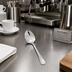 Thumbnail image #3 for Victoria Extra Heavyweight Demitasse Spoon, 4-3/8 Inch, 18/8 Stainless Steel, Mirror Finish