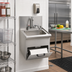 Thumbnail image #2 for Eagle Group Space Saver Wall-Mounted Hand Sink with Towel Dispenser, Faucet, Soap Dispenser, and Basket Drain