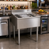 Thumbnail image #2 for Eagle Group 2200 Series Underbar Cocktail Unit with 16-Inch Deep Insulated Ice Bin, 8 Bottle Wells, 40