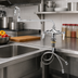Thumbnail image #2 for T&S Brass B-0252 Double Pantry Deck-Mount Mixing Faucet with 12-Inch Double-Joint Swing Nozzle