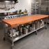 Thumbnail image #2 for Boos Block Full-Length Rail Edge Grain American Cherry Kitchen Countertop, 120