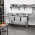 Thumbnail image #2 for Eagle Spec-Master Three-Compartment Sink With 36-Inch Left-Hand Drainboard, 97-1/2 Inch W x 27 Inch D, 14 Gauge 300 Series Stainless Steel