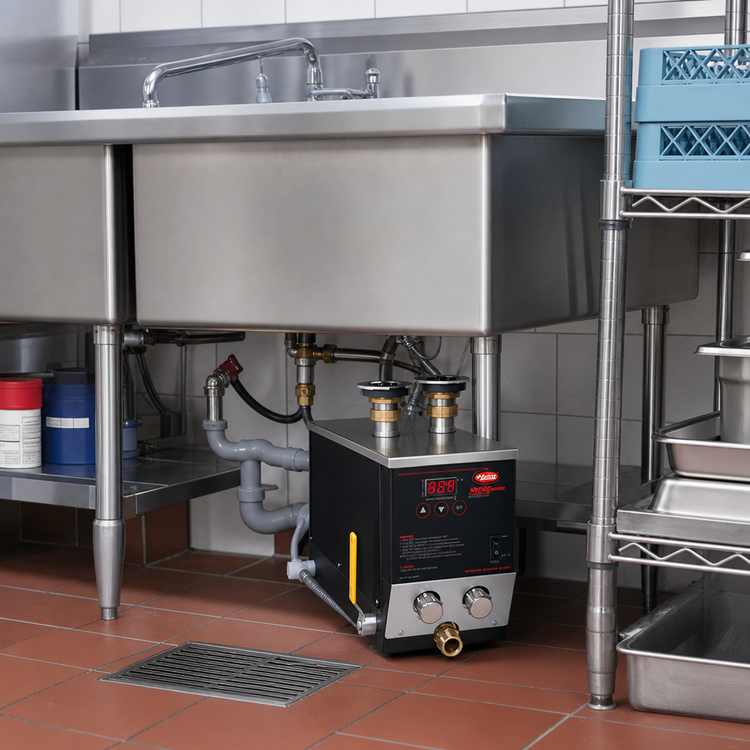 Product image #2 for Hatco Hydro-Heater 3CS2-4B Electric Undersink Sanitizing Sink Heater, 4.0 kW, 16-18 Inch Sink Area