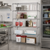 Thumbnail image #2 for Metro Super Erecta Add-On Wire Shelving Unit, 48W x 24D x 74H, 5 Shelves, Chrome Plated