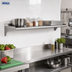 Thumbnail image #2 for Eagle Group Wall-Mounted 48 Inch x 10 Inch Shelf, 16-Gauge Type 430 Stainless Steel