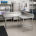 Thumbnail image #2 for John Boos Pro-Bowl L-Shaped Island Clean Dishtable, 60