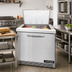 Thumbnail image #2 for Continental Refrigerator Mighty Top 32-Inch Front-Breathing Sandwich Prep Table with 12-Pan Rail and 1 Door