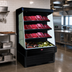 Thumbnail image #2 for Howard-McCray Ovation Series 51-Inch Remote Meat Open Merchandiser, Endless Design, 3-Tier LED Shelves, Black