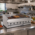 Thumbnail image #2 for Bakers Pride Dante Series 60-Inch Low-Profile Countertop Radiant Gas Charbroiler
