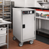 Thumbnail image #2 for Carter-Hoffmann PH129 Mobile Stainless Steel Heated Holding Cabinet, 9-Pan Capacity, Top-Mounted Forced-Air Heat, Right-Hinged Solid Door