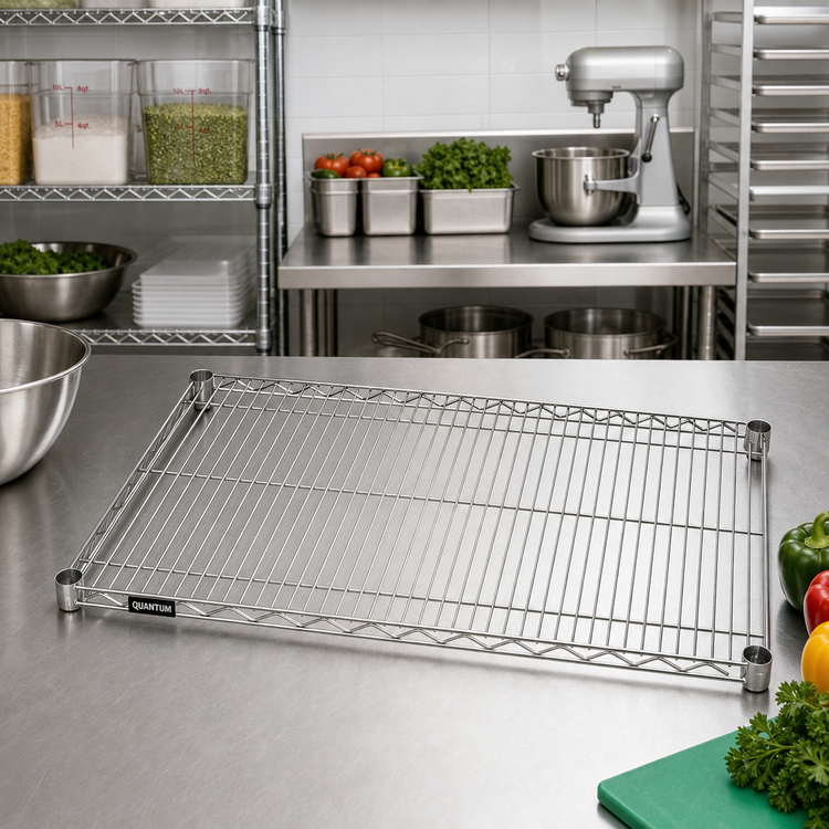 Product image #2 for Quantum 24-Inch x 18-Inch 304 Stainless Steel Wire Shelf