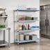 Thumbnail image #2 for MetroMax Q 4-Shelf Add-On Polymer/Wire Shelving Unit, 30