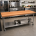 Thumbnail image #2 for Boos Block American Cherry Full-Length Rails Edge Grain Kitchen Countertop, 108 x 30 x 1-1/2 Inch, Oil Finish