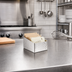 Thumbnail image #2 for Angled Hammered Stainless Steel Sugar Packet/Cube Holder, 2 Inch Square