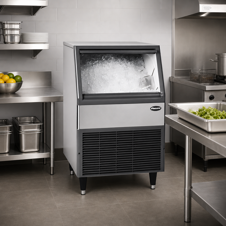 Product image #2 for Follett Maestro Plus UFE414A80 Integrated Flake Ice Machine with 425 lb Daily Production and 75 lb Storage Bin