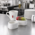 Thumbnail image #2 for American Metalcraft 4-Inch White Porcelain Sugar Packet Holder